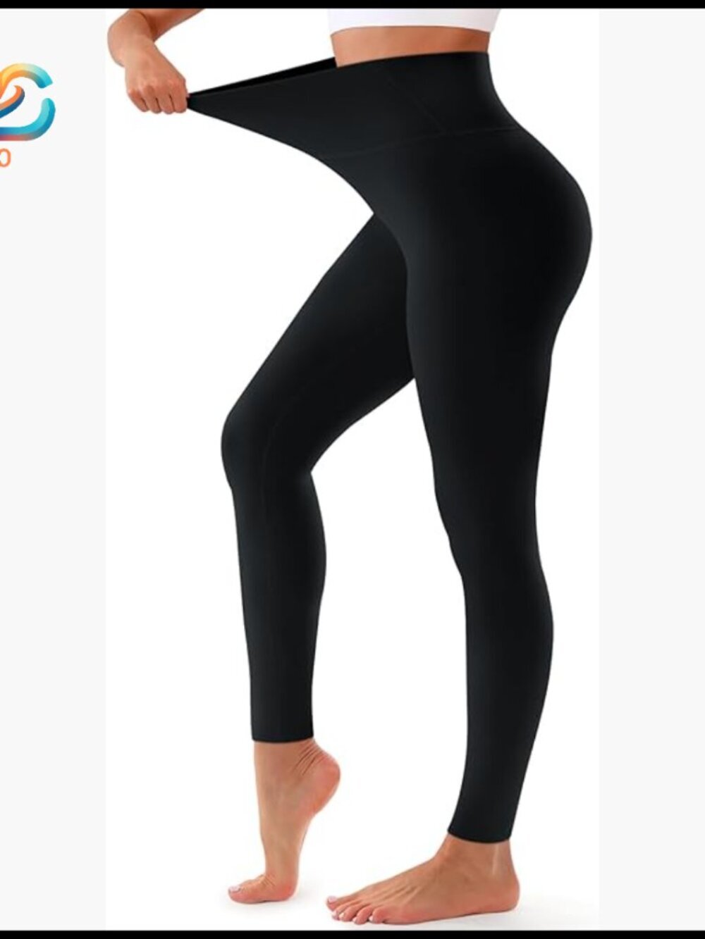 High Waisted Leggings Tummy Control Yoga Pants Non See Through Workout